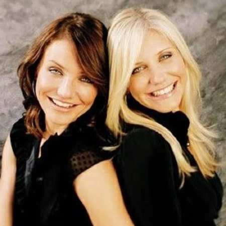 Chimene Diaz and her younger sister Cameron Diaz 